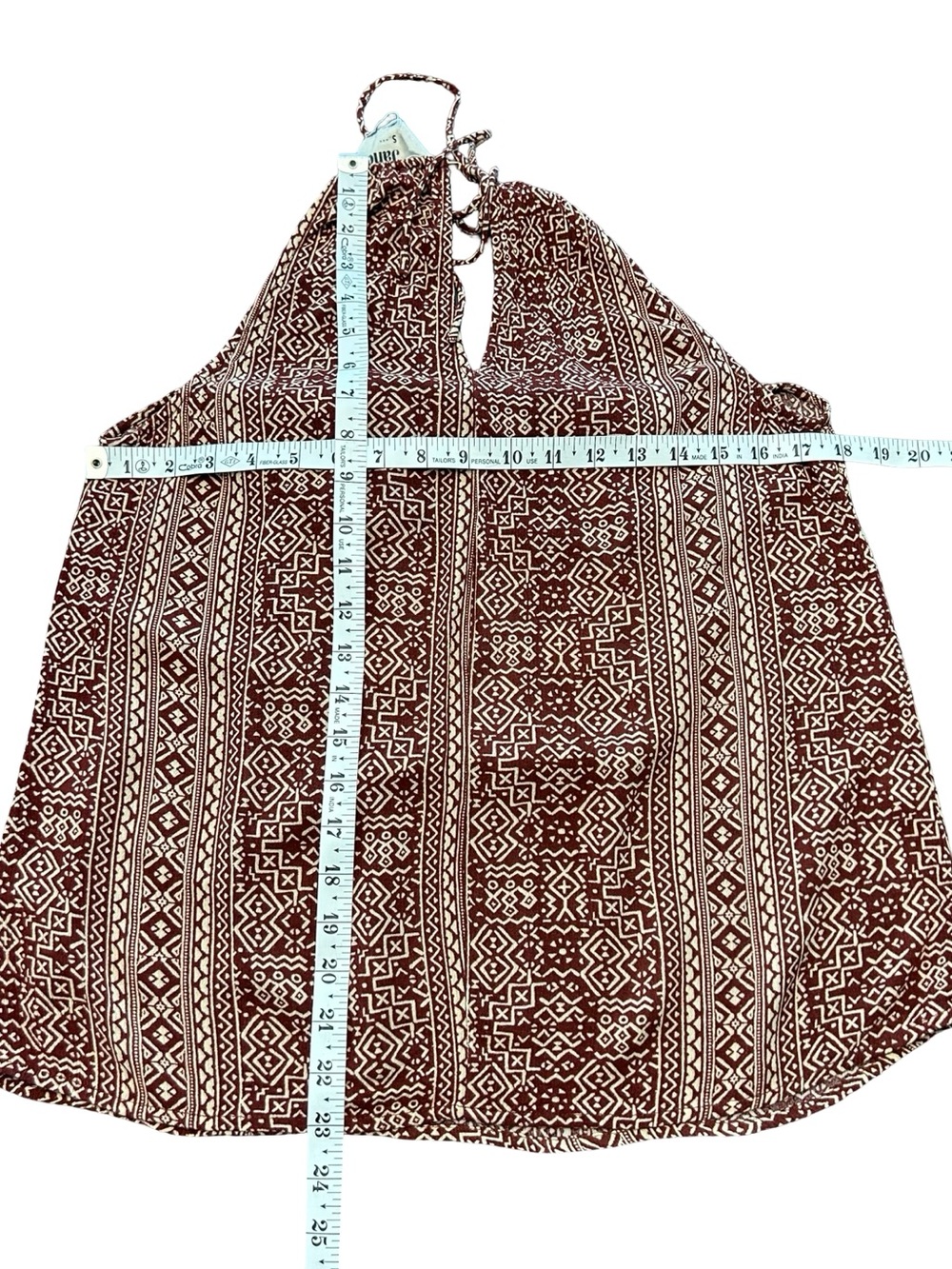 Savanna Jane Embroidered floral boho Tank Top S Floral Aztec Sleeveless Festival - Picture 7 of 7